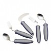 Homecraft Newstead Cutlery, Left Handed Spoon Eligible for VAT relief in the UK Adaptive Dining Aid, Utensil for Elderly, D