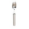 Homecraft Splayed Fork with Slim Handle, Stainless Steel Fork & Spoon Combination, Adaptive Eating Utensil, Designed for One 