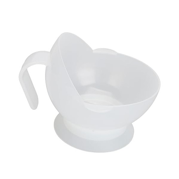 Bol à Cuillère Adaptatif, Base daspiration de Bol à Cuillère Haute et Basse en PP pour Personnes âgées Empêchant les Oreille