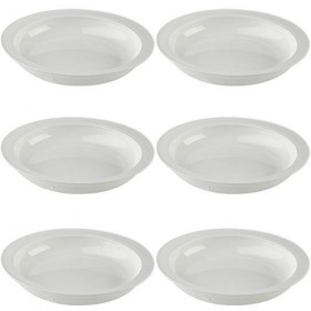 Providence Spillproof Lot de 6 plaques intérieures Blanc 22,9 cm