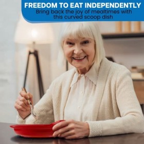 Providence Spillproof Lot de 6 assiettes à pelles Rouge 22,9 cm