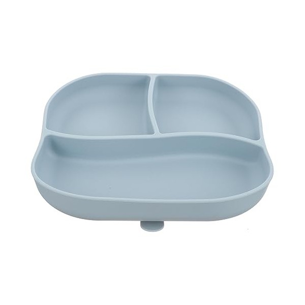 Lurrose Vaisselle Couverts Plateau Alimentaire Assiette Ventouse Assiettes Divisées En Silicone S Assiettes En Silicone Pour 