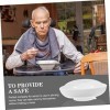 Yardwe Plateau anti-déversement pour les personnes âgées - Bol à ventouse en silicone pour repose-ustensiles en silicone - As