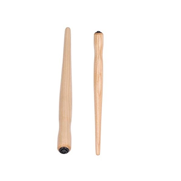 Lot de 5 Porte-plumes en Bois de Santal de qualité Supérieure Non Toxique et Confortable Cinq porte-stylos couleur bois 