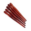 Lot de 5 Porte-plumes en Bois de Santal de qualité Supérieure Non Toxique et Confortable Cinq porte-stylos couleur bois 