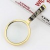 Loupe portable de 90 mm avec poignée 10x, meilleure taille lumineuse pour examen sur le terrain, identification de bijoux, fa