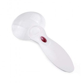 HXHBD WW-1055 Loupe portable avec lumières LED 90 mm