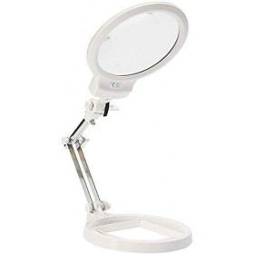 Loupe de bureau portable 10 LED HD Time Loupe de réparation de circuit imprimé pour personnes âgées Code produit : WW-1101