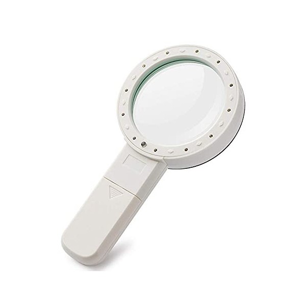 HXHBD Boutique Loupe de poche portable LED grossissante 30 fois Lampe UV Code produit : WW-1178