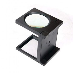 HXHBD Boutique WW-1165 Loupe portable pliable à LED pour entretien et révision Noir