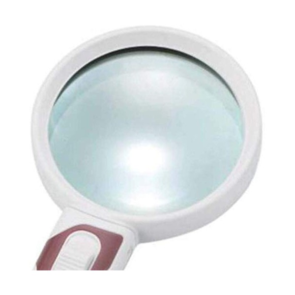 HXHBD Boutique Loupe portable haute définition avec lecteur portable 90 mm 2 LED Code produit : WW-1153