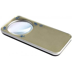 HXHBD Boutique WW-1179 Loupe portable 4 LED 5 fois Portable Légère Haute définition