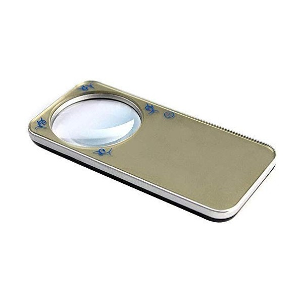 HXHBD Boutique WW-1179 Loupe portable 4 LED 5 fois Portable Légère Haute définition