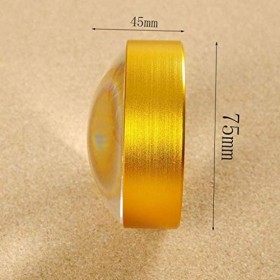 HXHBD Boutique WW-1264 Miroir sphérique grossissant 10 fois avec tête de mort 75 mm