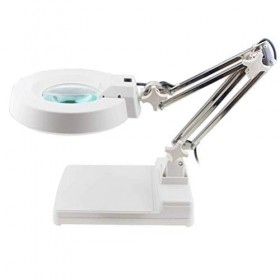 HXHBD Boutique Loupe portable 10x avec lampe LED réglable et pliable Couleur : cyanlens/Code produit : WW-1245