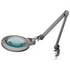 Neatfi XL Lampe loupe bifocale LED avec pince, lentille acrylique 17,78 CM, grossissement 5D/20D, intensité variable, 84 LED 