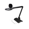 Lumeno 861XGR Lampe loupe Lumeno 861XGR Lampe de Bureau avec Grande lentille Ovale 110x150mm idéale comme Aide à la Lecture, 