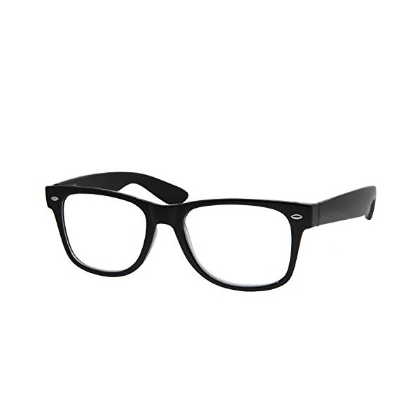 grinderPUNCH High grossissement Power Readers Lunettes de lecture 1.00-6.00 Noir, 2.50 