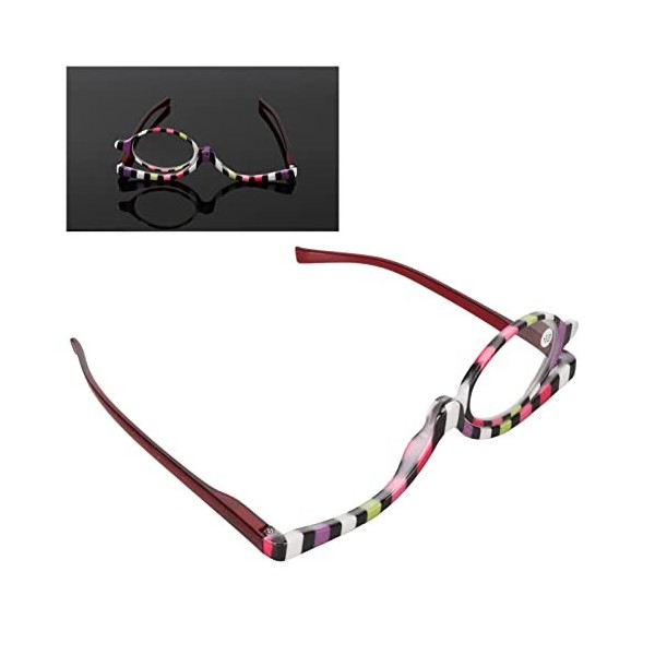 Lunettes De Maquillage, Loupe Rotative Pour Maquillage, Lunettes De Lecture, Lunettes De Maquillage Pour Soirée, Jeux Et Maqu