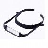 VIDOO Loupe Serre-Tête 1.6X / 2X / 2.5X / 3.5X Lentille en Plastique Abs Réglable Lunettes De Lecture Ajustables Tête Portant