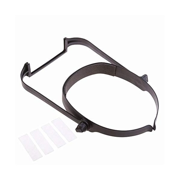 VIDOO Loupe Serre-Tête 1.6X / 2X / 2.5X / 3.5X Lentille en Plastique Abs Réglable Lunettes De Lecture Ajustables Tête Portant