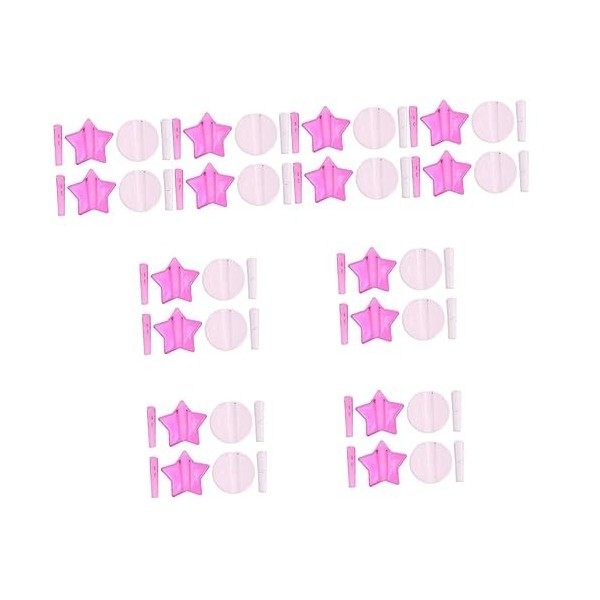 FRCOLOR 8 Pièces Kit Métal Moule Coeur Et Ongles Courbe Professionnel Forme Ronde Équipements DArt Moule Étoile Flexion Bric