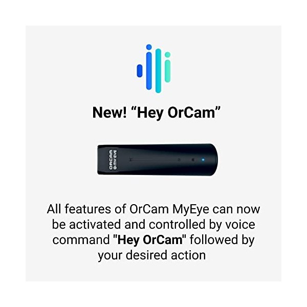 OrCam MyEye Pro – Le dispositif dassistance portatif le avancé destiné aux personnes malvoyantes ou aveugles. Lecture de tex