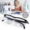 EASYmaxx Lunettes dagrandissement Noir 160% Grossissement IDEAL pour lire et faire des affaires, avec pochette de rangement