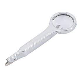 sourcingmap Loupe de poche Loupe 10X W Pince à épiler