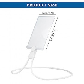 Sporgo Loupe avec support - Loupe de lecture 3 en 1 - Design magnétique et support amovible - Loupe de lecture pour personnes