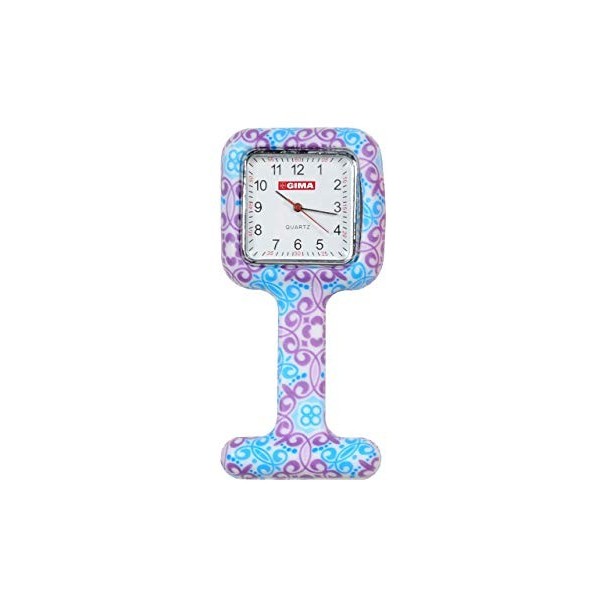 Gima - Montre dallaitement en silicone, cadran carré, motif imprimé