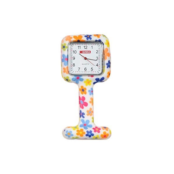 Gima - Montre dallaitement en silicone, cadran carré, motif imprimé