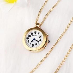 MAUJOY Montre parlante en espagnol pour dames,Bracelet en cuir pour personnes âgées malvoyantes, bracelet aveugle Voix parlan