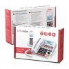 Swissvoice Xtra 3355 Combo, Téléphone Filaire à Grosses Touches avec répondeur et combiné additionnel, Audio Boost, sonneries