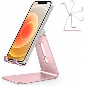Bellap Support de téléphone réglable - Support de téléphone - Support de bureau en aluminium pour iPhone 14, 14 Plus, 14 Pro,