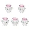 Beavorty 3 Pièces Nail Art Cristal Tasse Nail Dappen Plat Nail Tech Brosses À Ongles Pour LApplication Acrylique Givré Verre