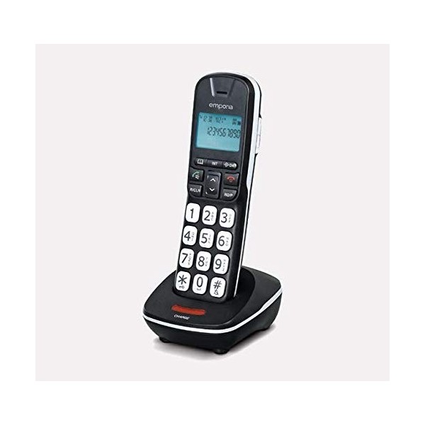 Emporia GD61-AHS Combiné DECT supplémentaire pour GD61 Series Noir/argenté