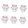 Beavorty 3 Pièces Nail Art Cristal Tasse Nail Dappen Plat Nail Tech Brosses À Ongles Pour LApplication Acrylique Givré Verre