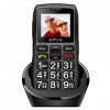 artfone C1+ Téléphone Portable Senior Débloqué avec Grandes Touches | Bouton SOS | Radio FM | Haut-Parleur de Boîte | Batteri