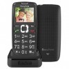 Easyfone Prime-A6 Téléphone Portable Senior Débloqué avec Grandes Touches, Bouton SOS, Radio FM, Lampe Torche et Station de C