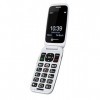 Geemarc CL8700 - Téléphone Mobile à Clapet 4G avec Gros Boutons, Fonction Géolocalisation et Touches Mémoire pour Personnes A