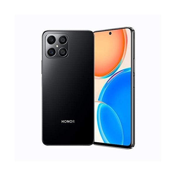 HONOR X8 Smartphone Android 6,7" 6+128 Go 90 Hz Double SIM avec caméra Quad 64 MP Noir