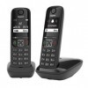 Gigaset AS690 Duo - 2 Schnurlose DECT-Telefone - kontrastreiches Display - Brillante Audioqualität - einstellbare Klangprofil