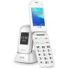 SPC Harmony - Téléphone Portable Senior à clapet avec grandes touches, compatible avec les appareils auditifs, double écran, 