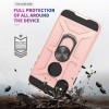 Cuoqing Coque iphone X, Coque iPhone XS + Verre trempé, Renforcée Défense Bumper Silicone Antichoc Armure Support Housse Etui