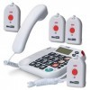 Maxcom KXT481SOS Téléphone pour personnes âgées avec émetteur durgence sans fil et grandes touches extra forte, téléphone fi