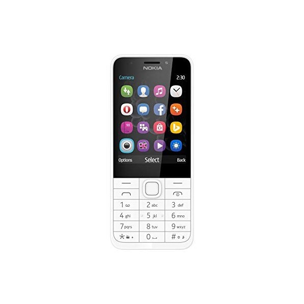 Nokia 230 Téléphone Portable, Argent