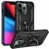 Coque pour iPhone 11 Pro Max 6.5,Anti-Chute Cover Renforcée Bumper Antichoc TPU Souple PC Rigide Etui,Noir