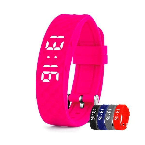 TabTime Montre de Rappel d’Alarme vibrante Instructions en français - jusquà 10 alarmes personnelles ou rappels de Pilule Ai...