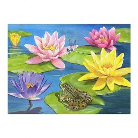 Relish ‘Lily Pond’ Puzzle 13 Pièces : Activités Adaptées aux Seniors Atteints de Démence ou d’Alzheimer